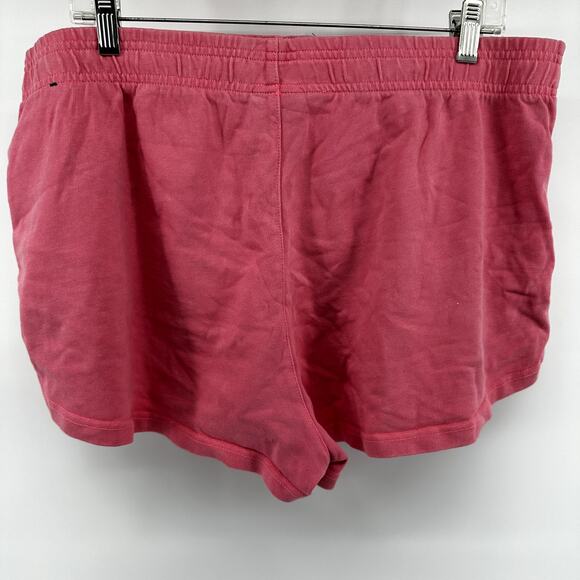 Nike Washed Running Shorts Logo Patch Pull On Side Slit Athletic Pink Large - Picture 6 of 6